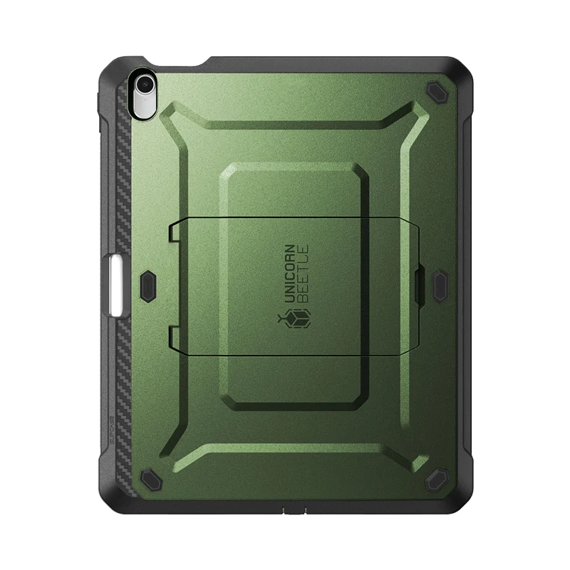 iPad 10.9" 2022 Unicorn Beetle PRO Rugged Kickstand Case-Dark Green