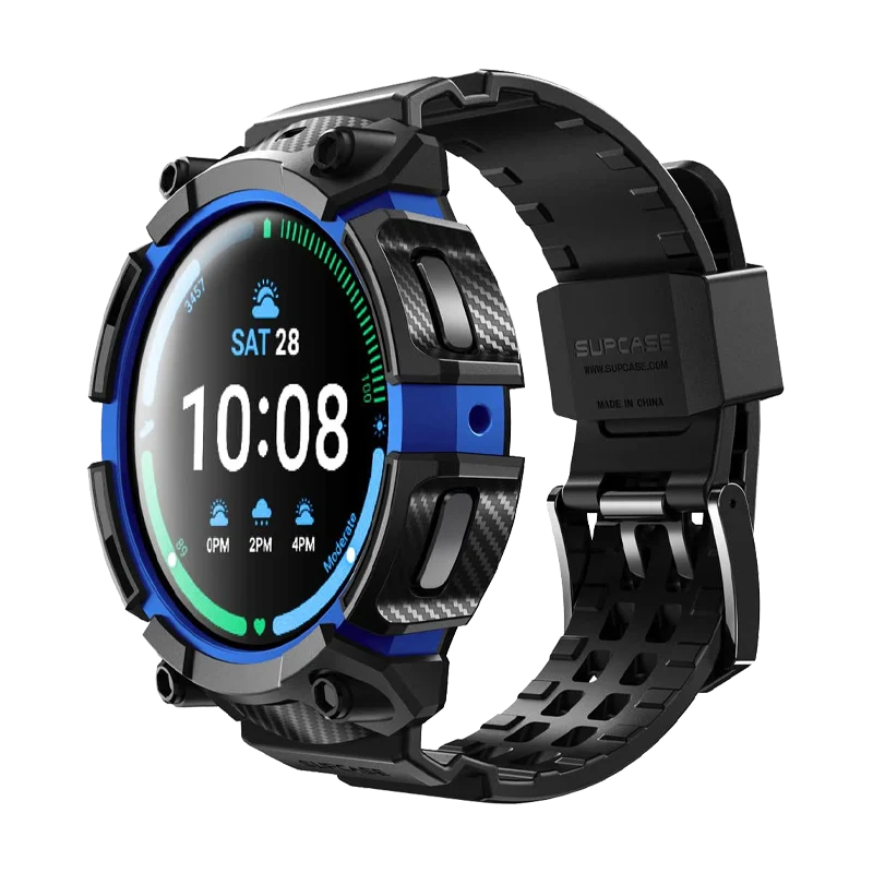 Galaxy Watch5 Pro 45mm Unicorn Beetle PRO Wristband Case-Black Blue