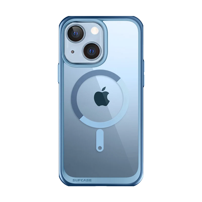 iPhone 14 Plus 6.7 inch Unicorn Beetle MAG Slim Clear MagSafe Case-Blue