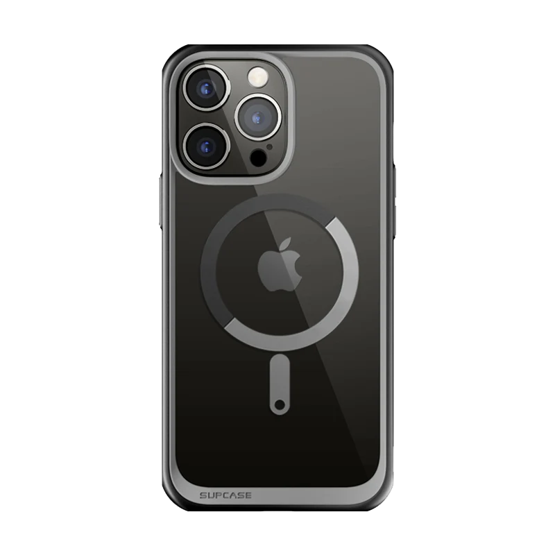 iPhone 14 Pro Max 6.7 inch Unicorn Beetle MAG Slim Clear MagSafe Case-Black