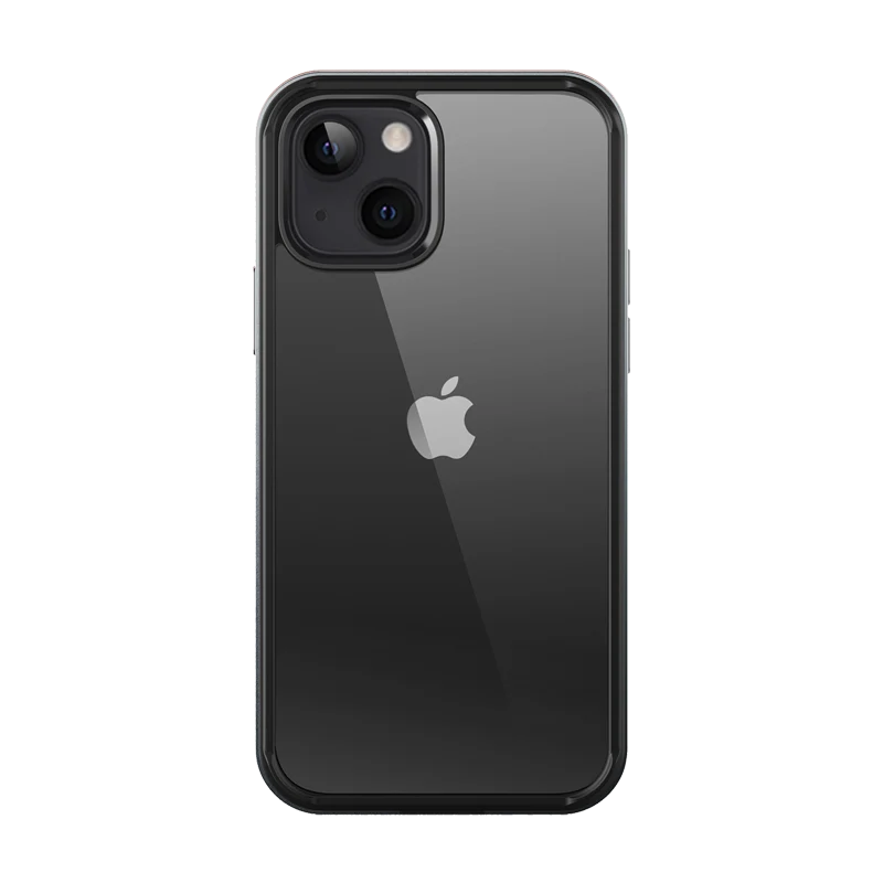 iPhone 13 6.1 inch Unicorn Beetle Edge Clear Bumper Case-Black