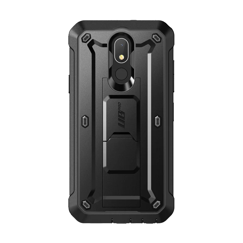 LG Aristo 4+ / Prime 2 Unicorn Beetle Pro Holster Case-Black