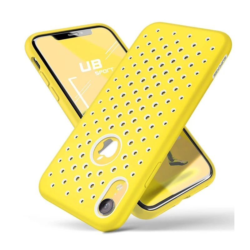 iPhone XR Unicorn Beetle Sport Athletic Case-Yellow
