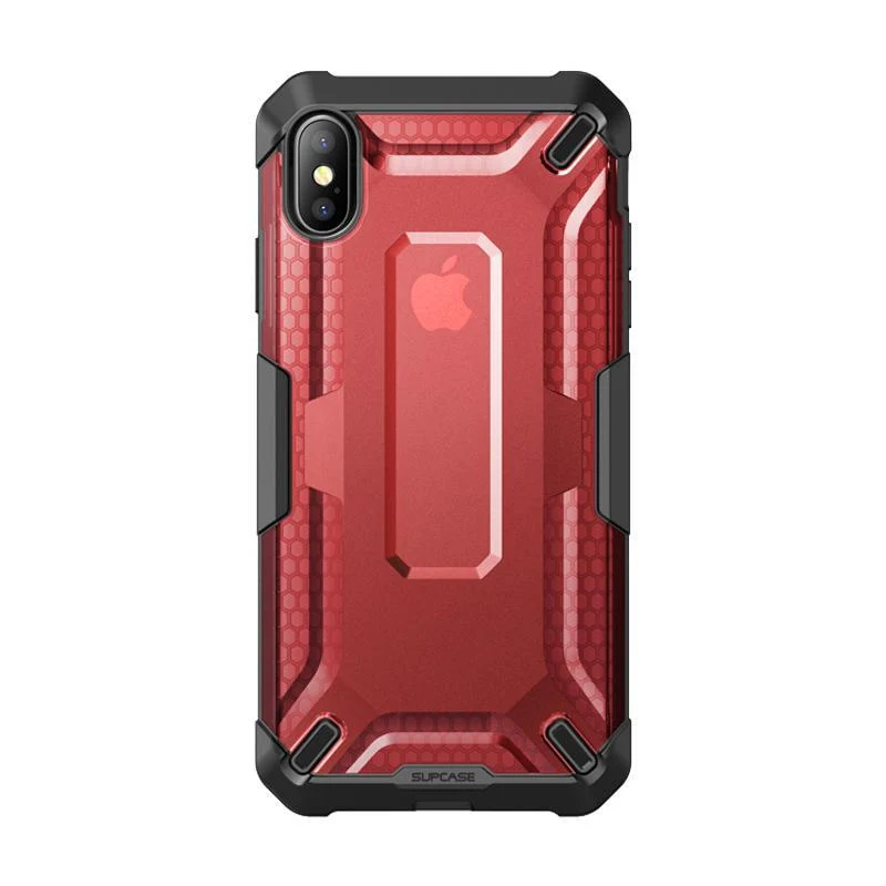iPhone XS Max Unicorn Beetle Bumper Case-Red