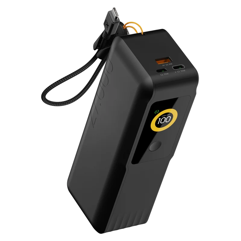 NextGen Powerbank 70W - 27.000 mAh - Midnight Black