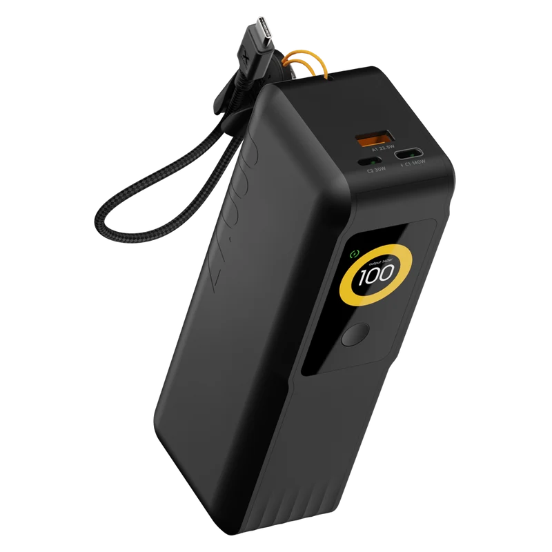 NextGen Powerbank 140W - 27.000 mAh - Midnight Black