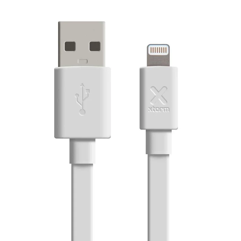 Flat USB to Lightning Cable - 3 Meter