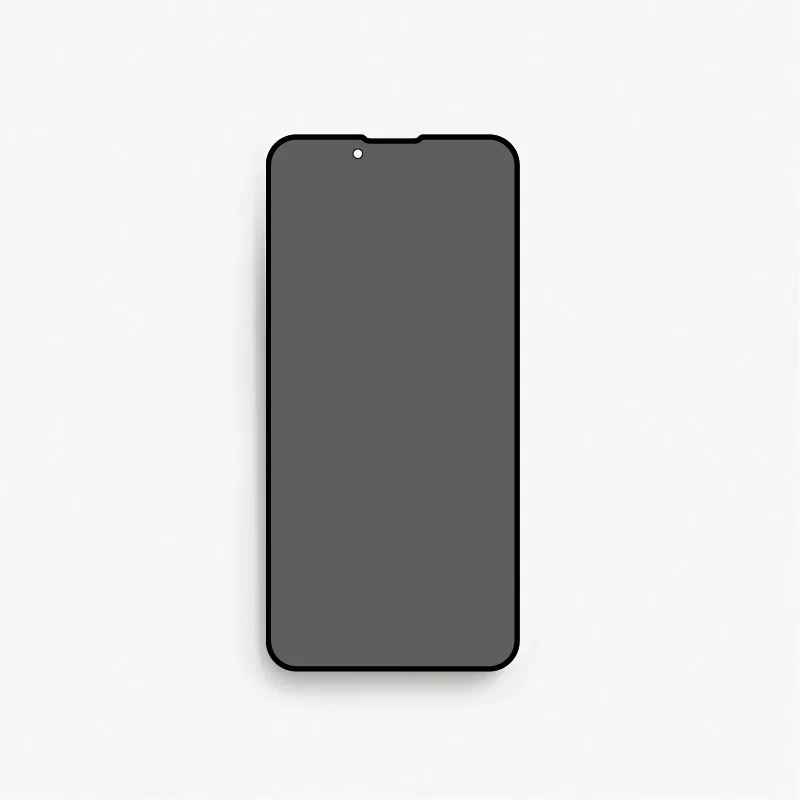 Verre blindé pour iPhone 13 avec protection contre les regards indiscrets