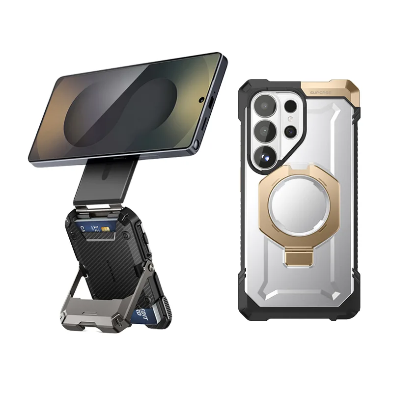 Bundle Sale - Galaxy S26 Ultra UB Grip Series & Samsung/iPhone Compatible MagFlip Wallet