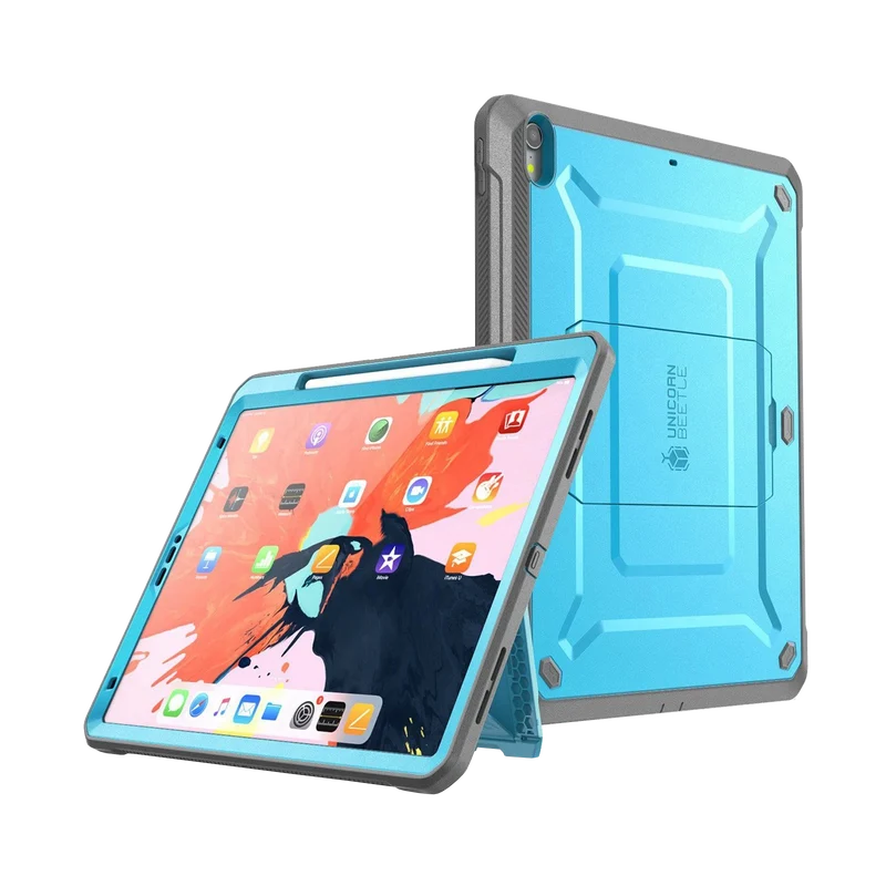 iPad Pro 11 inch (2018) Unicorn Beetle Pro Full Body Case (Apple Pencil compatible)-Blue