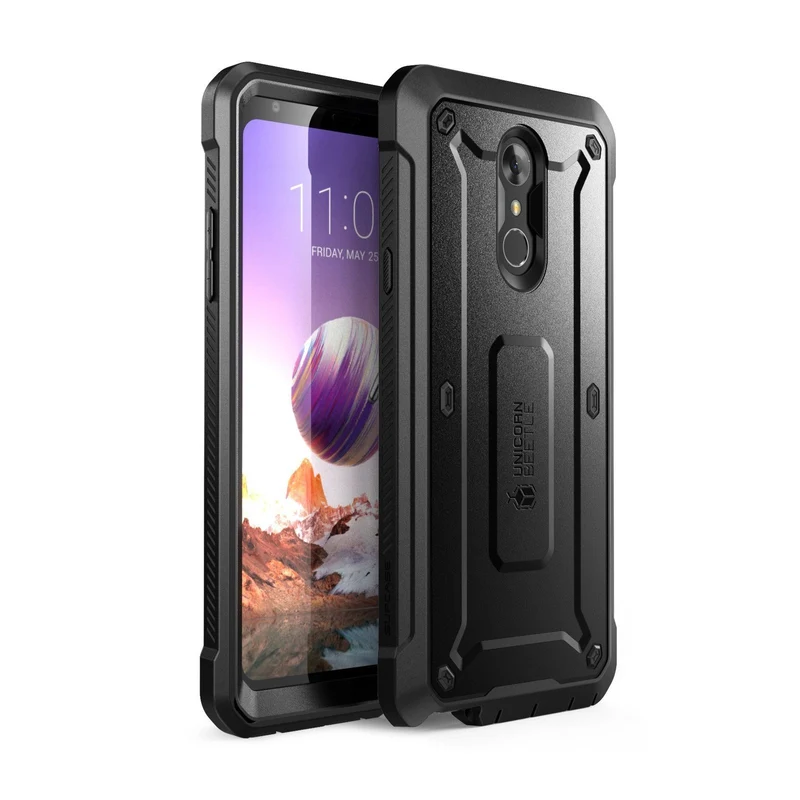 LG Stylo 4 Unicorn Beetle Pro Rugged Case with Holster-Black