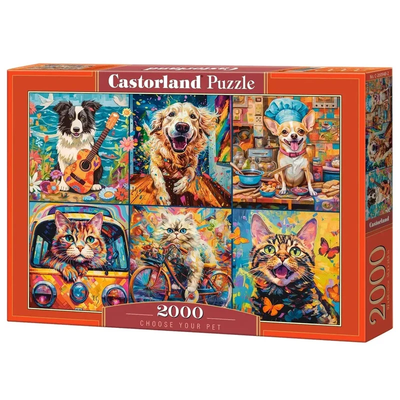 Castorland 2000-Pieces Choose Your Pet Puzzle