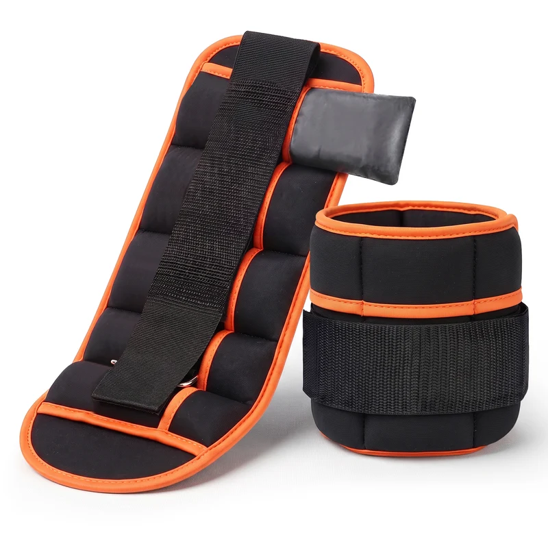 Everfit Adjustable Ankle Wrist Weights 1 Pair 0.9-4.55kg Leg Arm Pilates Gym