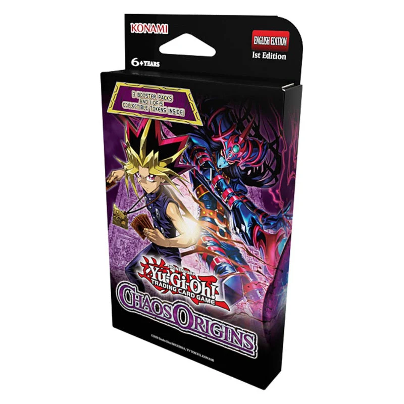 Konami YuGiOh! Chaos Origins 3-Booster Tuckbox
