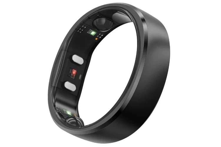 RingConn Gen 2 Smart Ring - Size 12 (Matte Black)