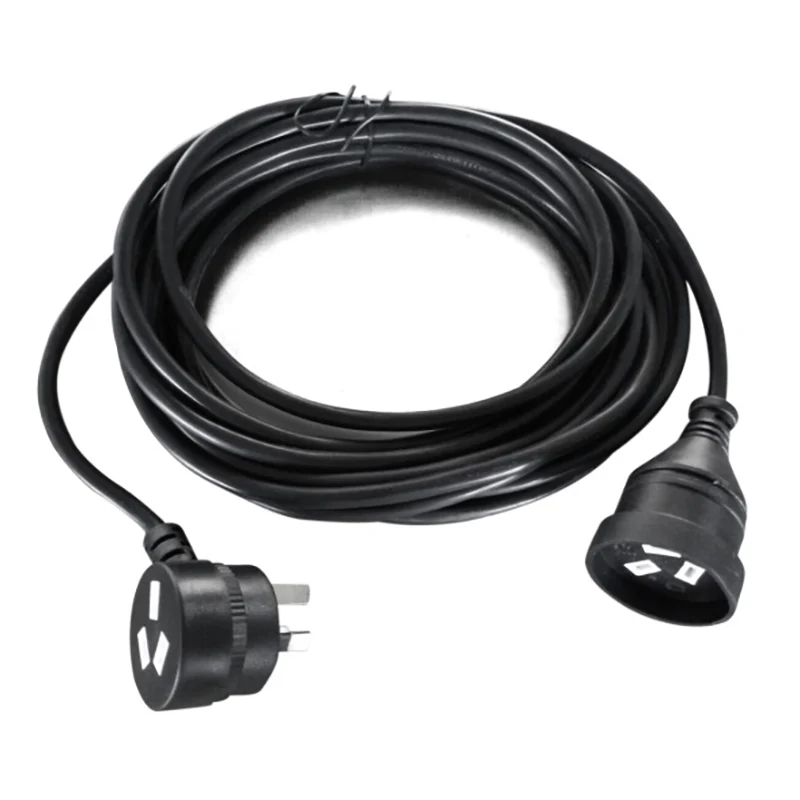8Ware 3-Pin Male to 3-Pin Female AU Power Cable Extension - 2m (RC-3088AU-020)