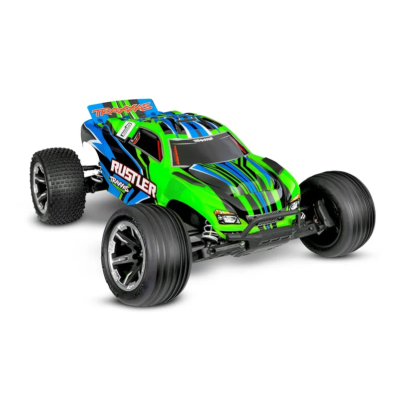 Traxxas Rustler XL-5 RC Stadium Truck Electric 2WD 1/10 Scale RTR (Green)