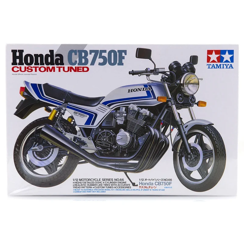 Tamiya 1/12 Honda CB750F Custom Tuned Motorcycle Scaled Plastic Model Kit