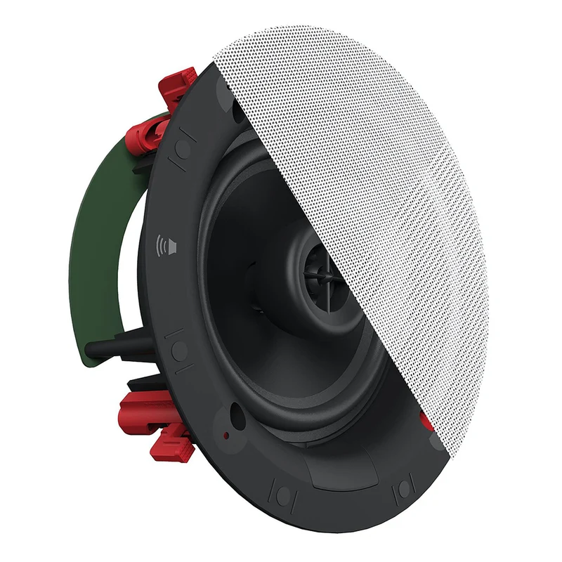 Klipsch DS-160CDT 6.5" In-Ceiling 200W Speaker with Pivoting Woofer/Tweeter (White)