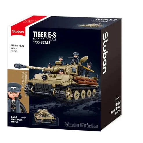 Sluban 1/35 941pc Tiger I Tank