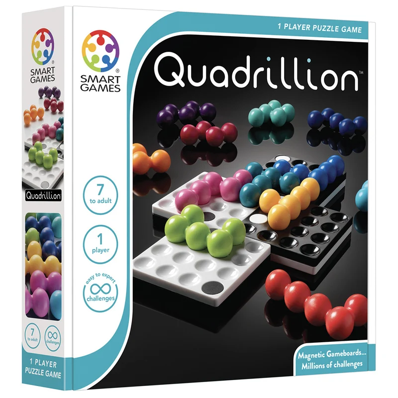 Smart Games Quadrillion Single Player Puzzle Grid Game