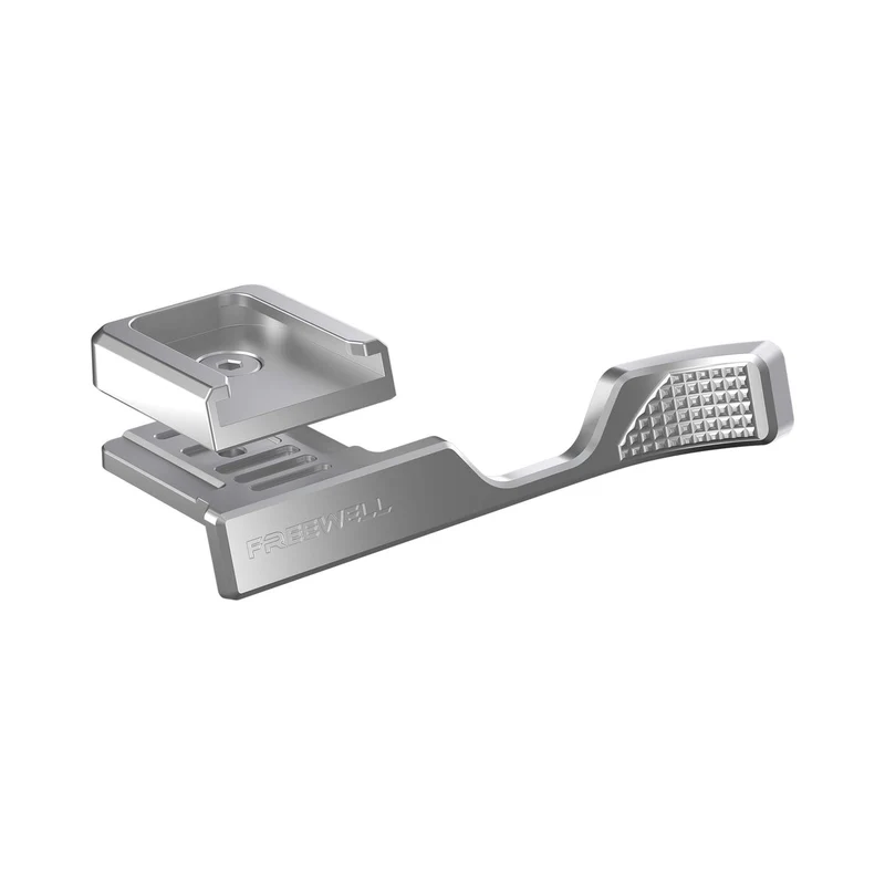 Freewell Thumb Grip with Cold Shoe Mount for Fuji X100VI (Silver)
