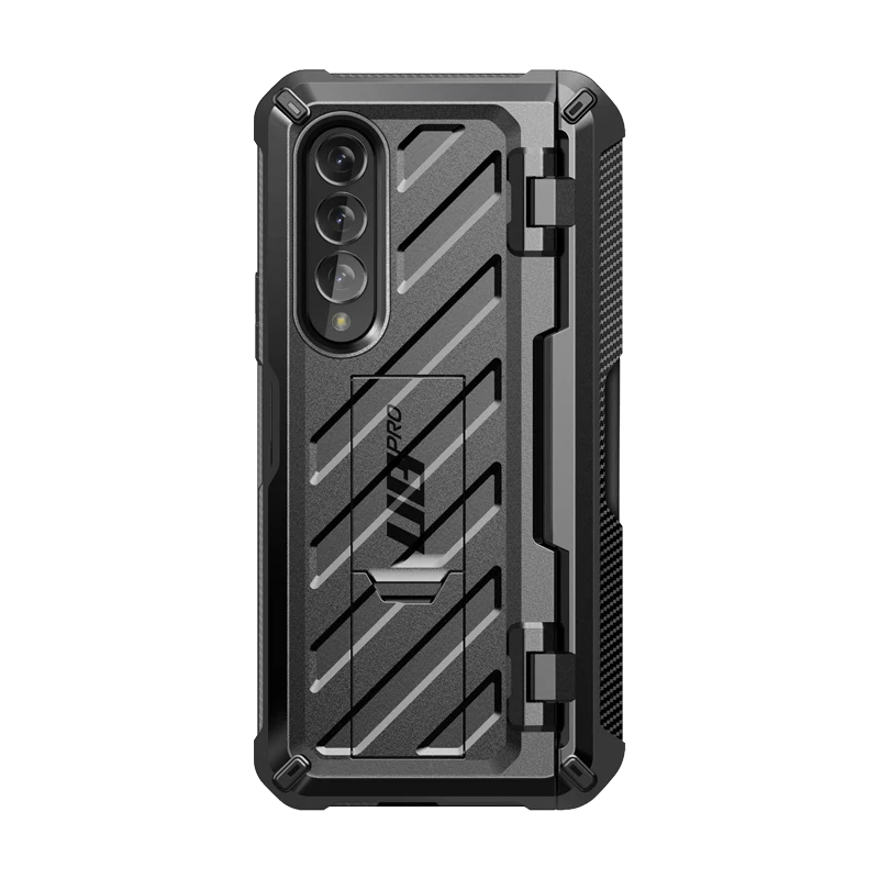Galaxy Z Fold4 Unicorn Beetle PRO Rugged Case with S-Pen Holder-Black