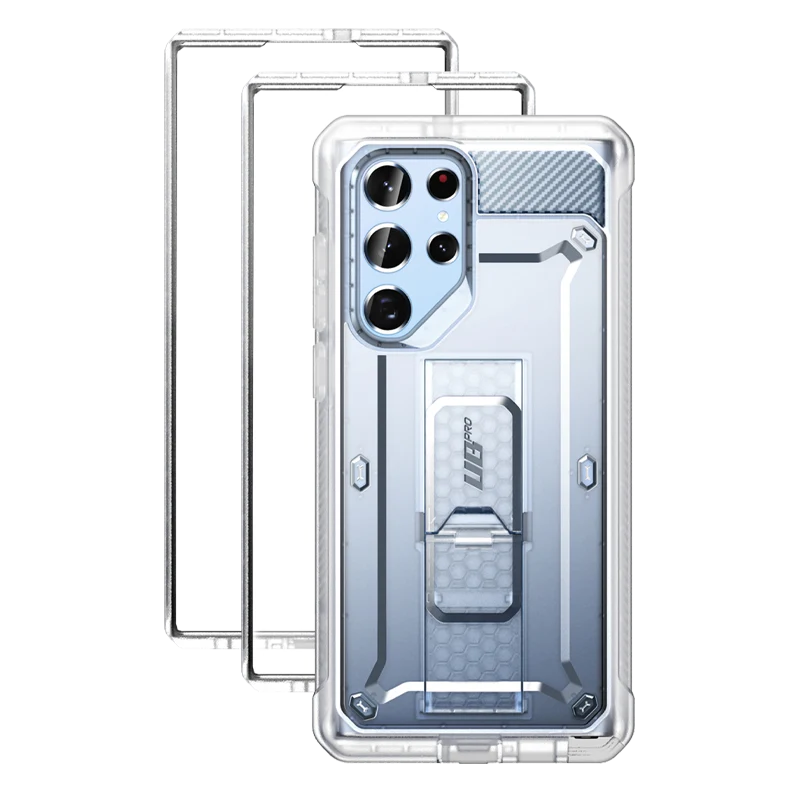 Galaxy S22 Ultra Unicorn Beetle PRO Screen Protector Case-Ice