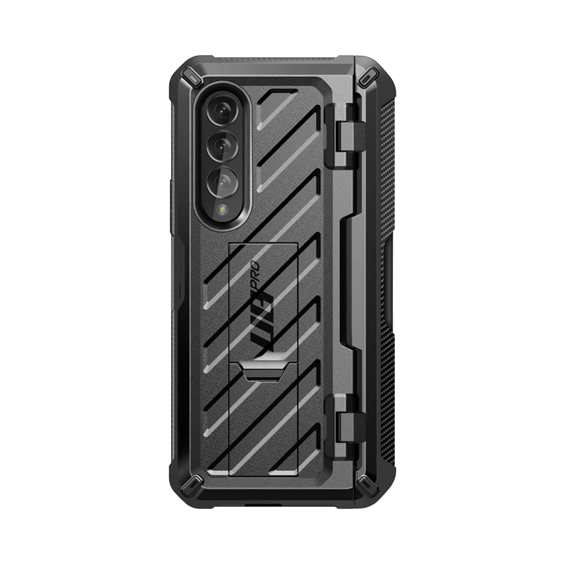 Galaxy Z Fold3 Unicorn Beetle PRO Rugged Case with S-Pen Holder-Black