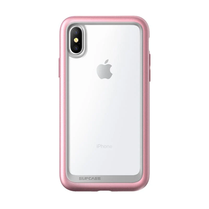 iPhone X / XS Unicorn Beetle Style Slim Clear Case-Rose Gold