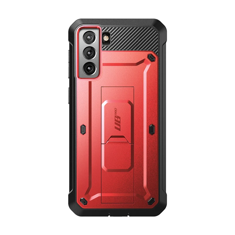 Galaxy S21 FE Unicorn Beetle PRO Rugged Case-Metallic Red