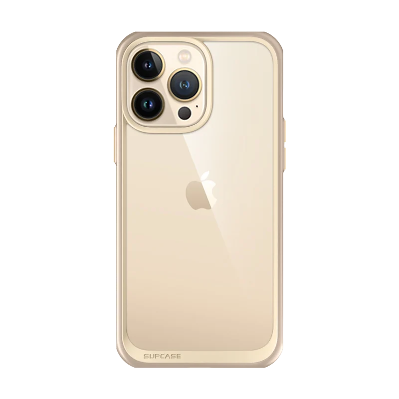 iPhone 13 Pro Max 6.7 inch Unicorn Beetle Style Slim Clear Case-Tan