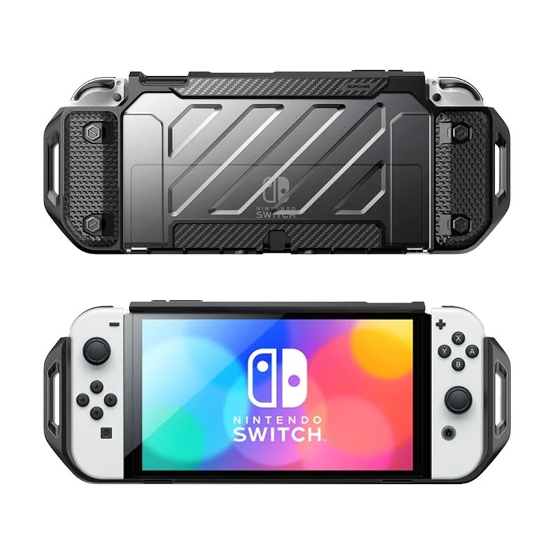 Nintendo Switch OLED Unicorn Beetle PRO Dockable Grip Case-Clear
