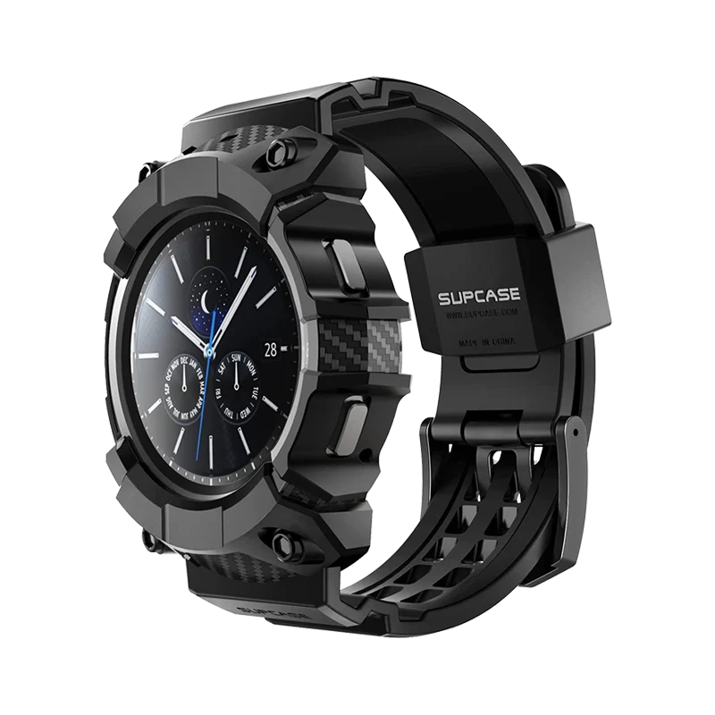 Galaxy Watch4 46mm Unicorn Beetle PRO Wristband Case-Black