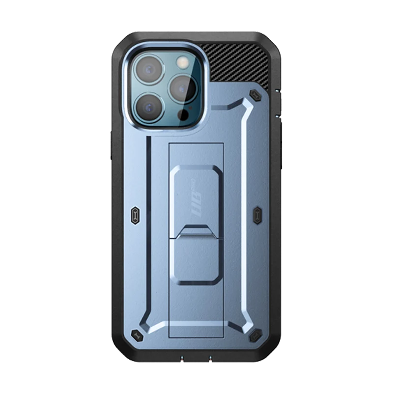 iPhone 13 Pro 6.1 inch Unicorn Beetle Pro Rugged Case-Metallic Blue