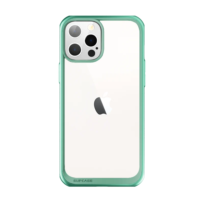 iPhone 12 Pro Max 6.7 inch Unicorn Beetle Style Slim Clear Case-Green