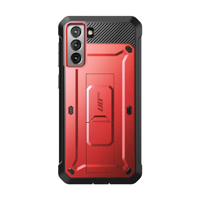 Galaxy S21 Unicorn Beetle Pro Rugged Case-Metallic Red