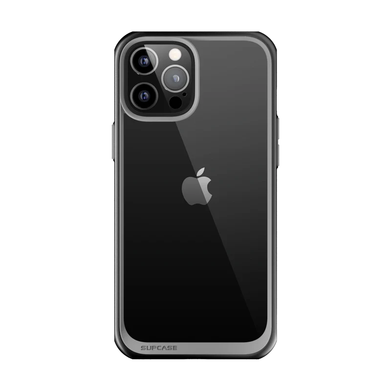 iPhone 12 Pro Max 6.7 inch Unicorn Beetle Style Slim Clear Case-Black