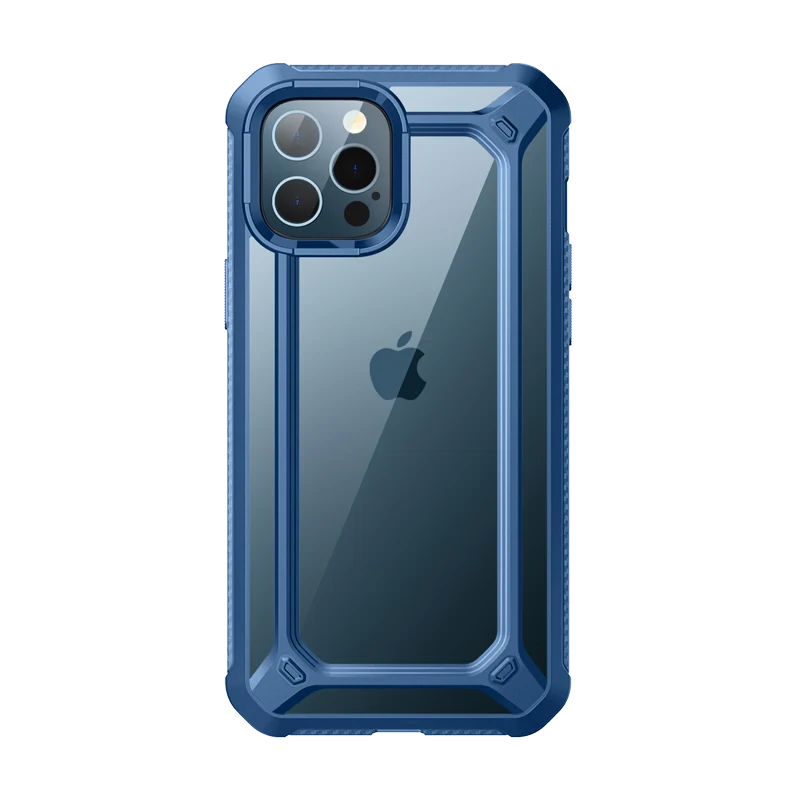 iPhone 12 Pro Max 6.7 inch Unicorn Beetle Exo Clear Case-Blue