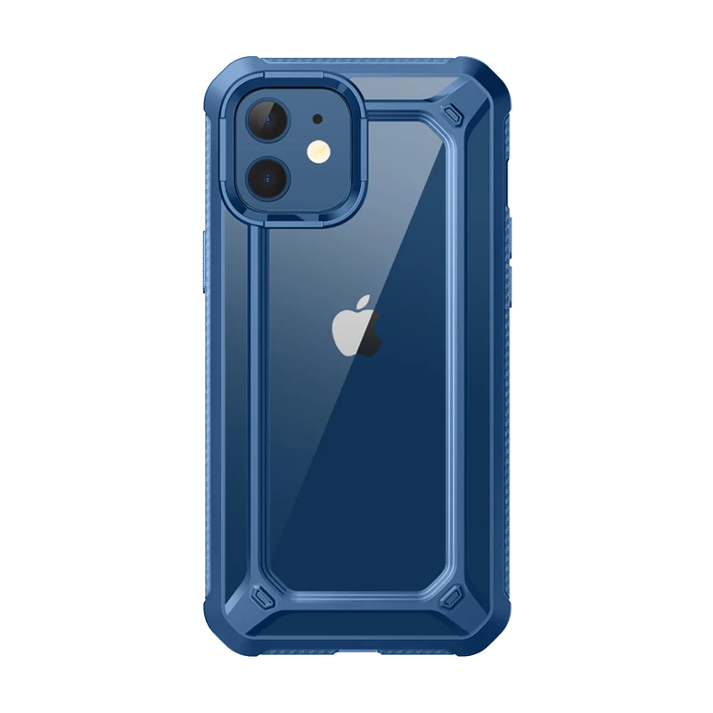 iPhone 12 6.1 inch Unicorn Beetle Exo Clear Case-Blue