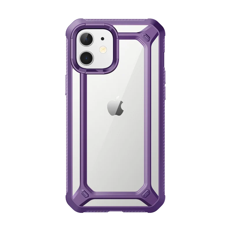 iPhone 12 mini 5.4 inch Unicorn Beetle Exo Clear Case-Purple
