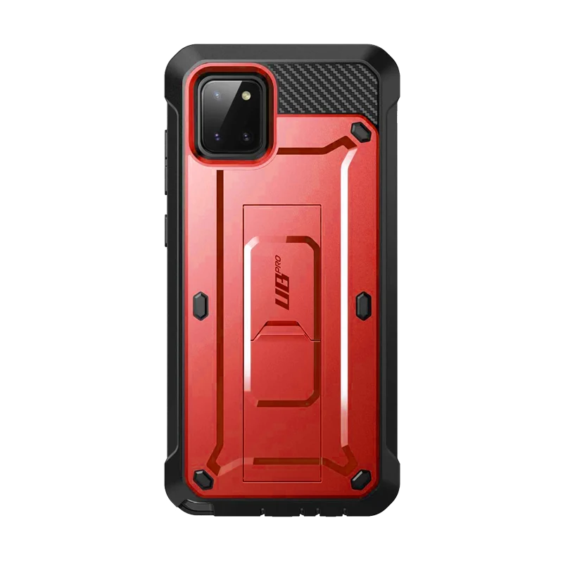 Galaxy Note10 Lite Unicorn Beetle Pro Rugged Holster Case-Metallic Red
