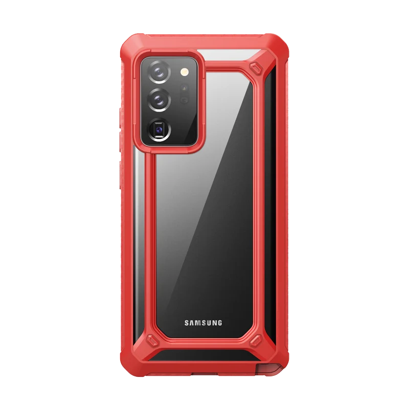 Galaxy Note20 Ultra Unicorn Beetle EXO Clear Case-Red