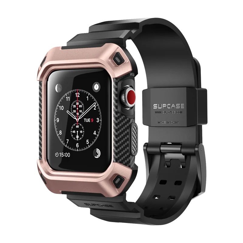 Apple Watch UB Pro Wristband Case (38mm)-Rose Gold