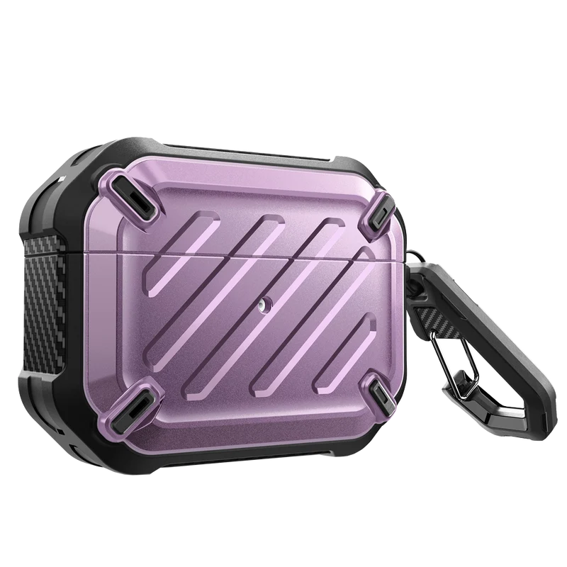 Apple AirPods Pro Unicorn Beetle Pro Rugged Case-Metallic Purple