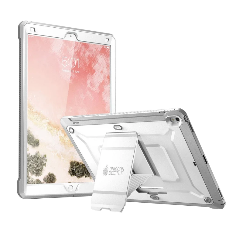 iPad Pro 10.5 inch (2017) Unicorn Beetle Rugged Case with Screen Protector-White