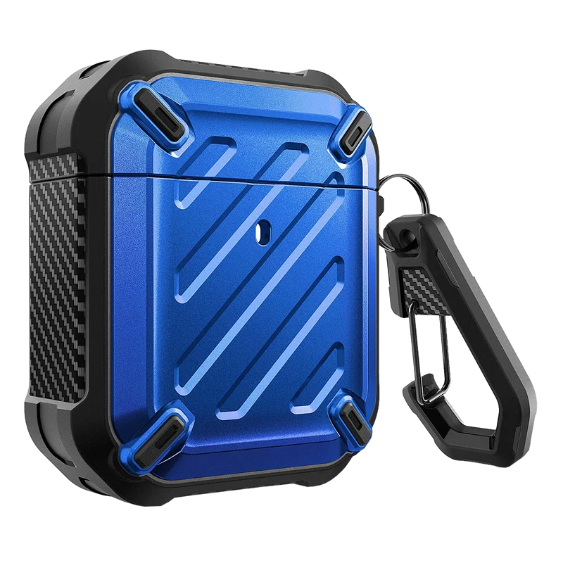 Apple AirPods 1 & 2 Unicorn Beetle Pro Rugged Case-Metallic Blue