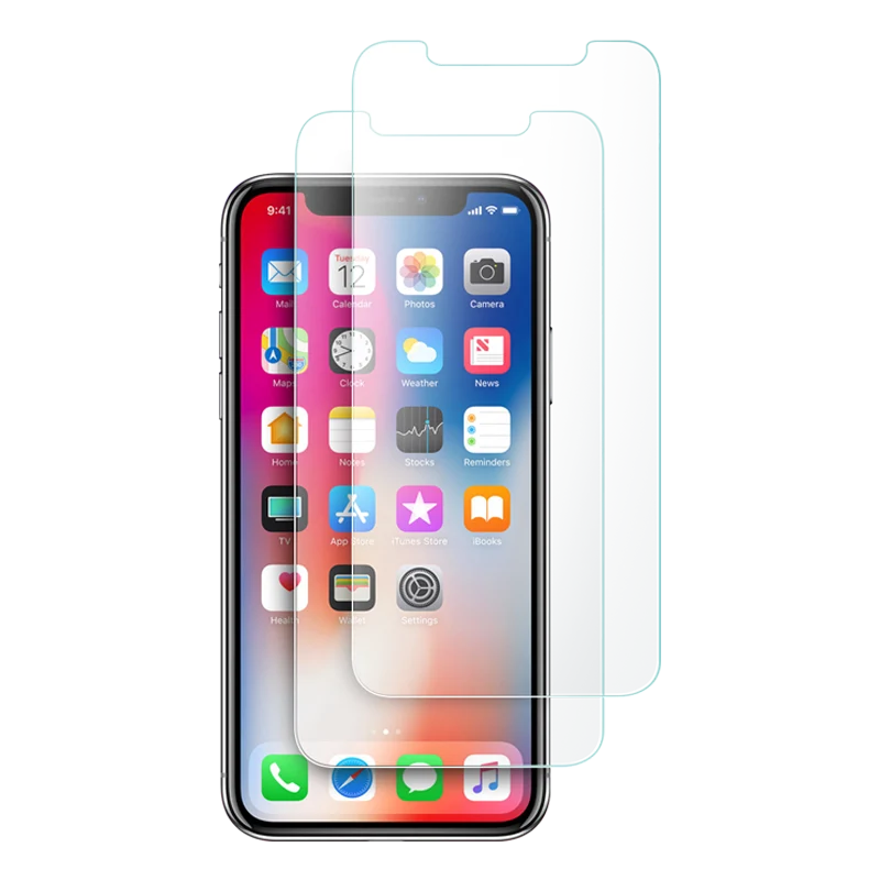 2.5D Glass Screen Protector for iPhone 6.5 inch 2018 and 2019 (2 Pack) -Clear