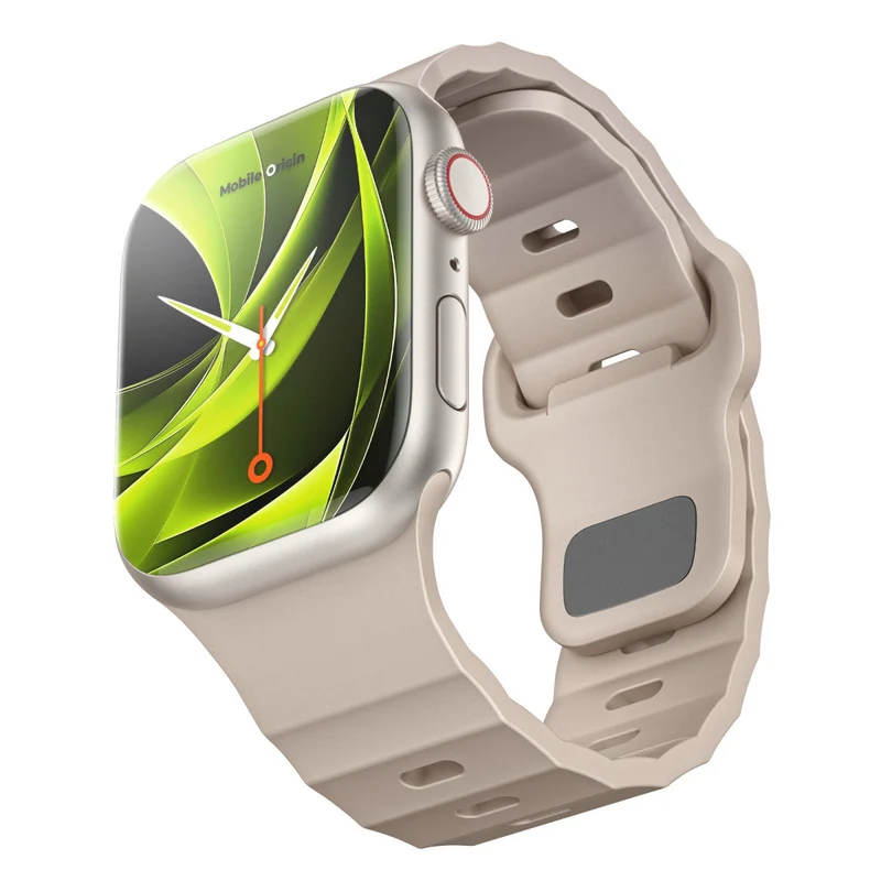 FKM řemínek III pro Apple Watch 44/45/46/49mm, Světle béžová