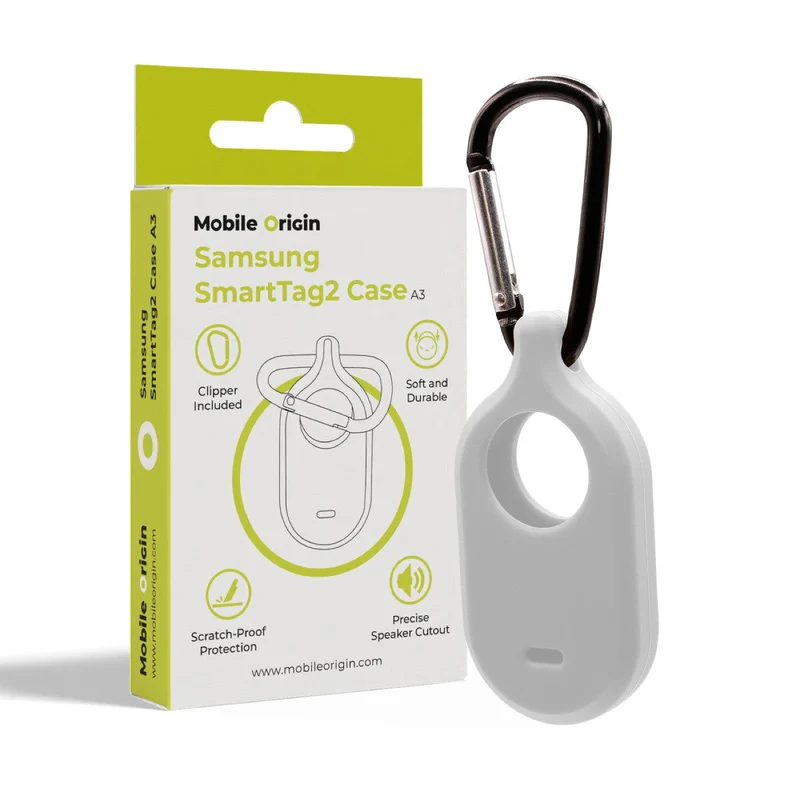 Pouzdro pro Samsung SmartTag2 A3, Bílá